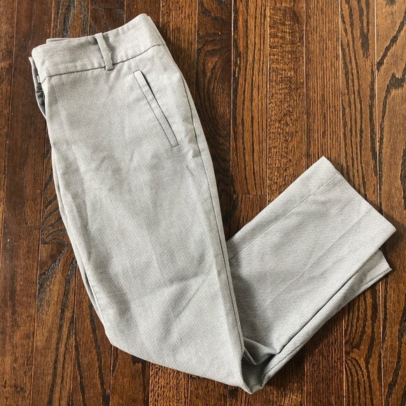 The Limited Pants - The Limited Women’s 2 Gray/White Tweed Low-Rise Skinny Ankle Dress Pants - EUC!